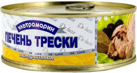 Зеленая печень трески