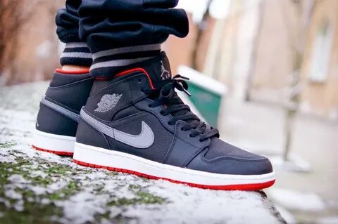Nike air jordan 1 зимние