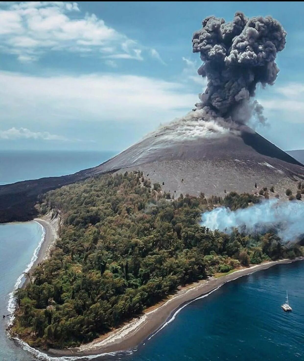 Вулкан стромболи извержение. Новая зеландия вулканы. Вулкан креницына извержение. Гавайские вулканы презентация. Вулкан тятя курильские острова.