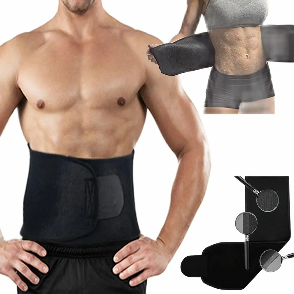 Купить пояс для похудения живота для мужчин. Пояс Waist Trimmer Belt. Неопреновый пояс для похудения живота для мужчин. Корректирующий пояс Waist Trimmer Belt. Неопреновые пояса для похудения для мужчин для похудения.