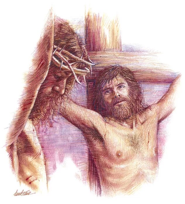 Кто первым вошел в рай. Христос и благоразумный разбойник. Распятие Иисуса Христа на кресте.