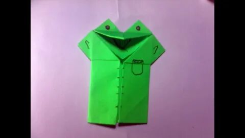 Оригами из бумаги голова лягушки