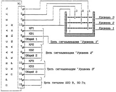 Датчик росы схема