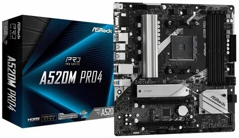 Материнская плата matx msi a520m a pro