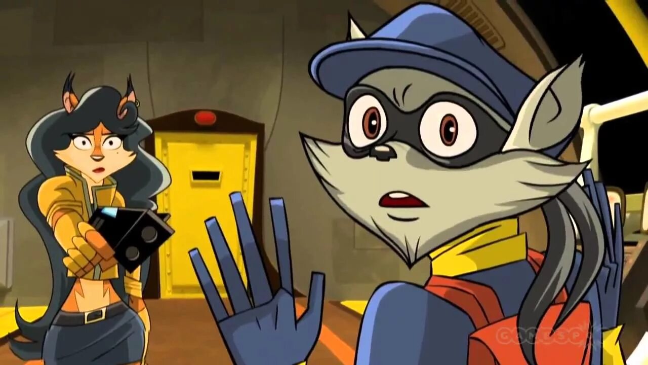 Слай купер прыжок. Sly Cooper. Слай Купер прыжок во времени. Sly Cooper 4. Sly Cooper Thieves in time Кармелита Фокс.