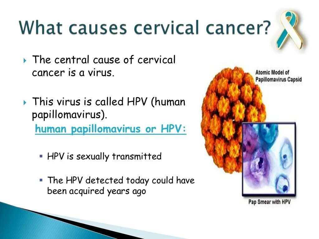 Cause cancer. Cervical Cancer Screening.