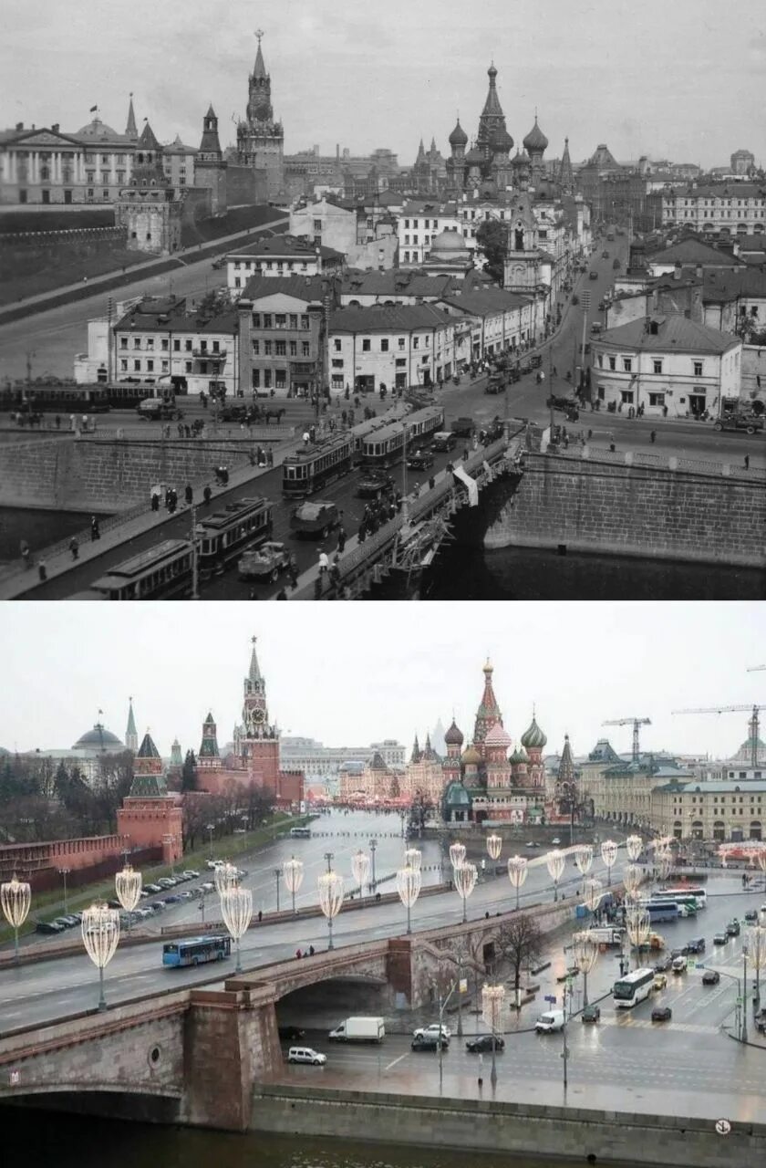 Москворецкий мост в Москве 19 век