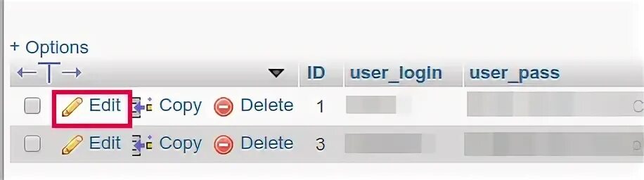 User pass