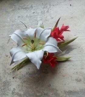 Лилия из фоамирана фото