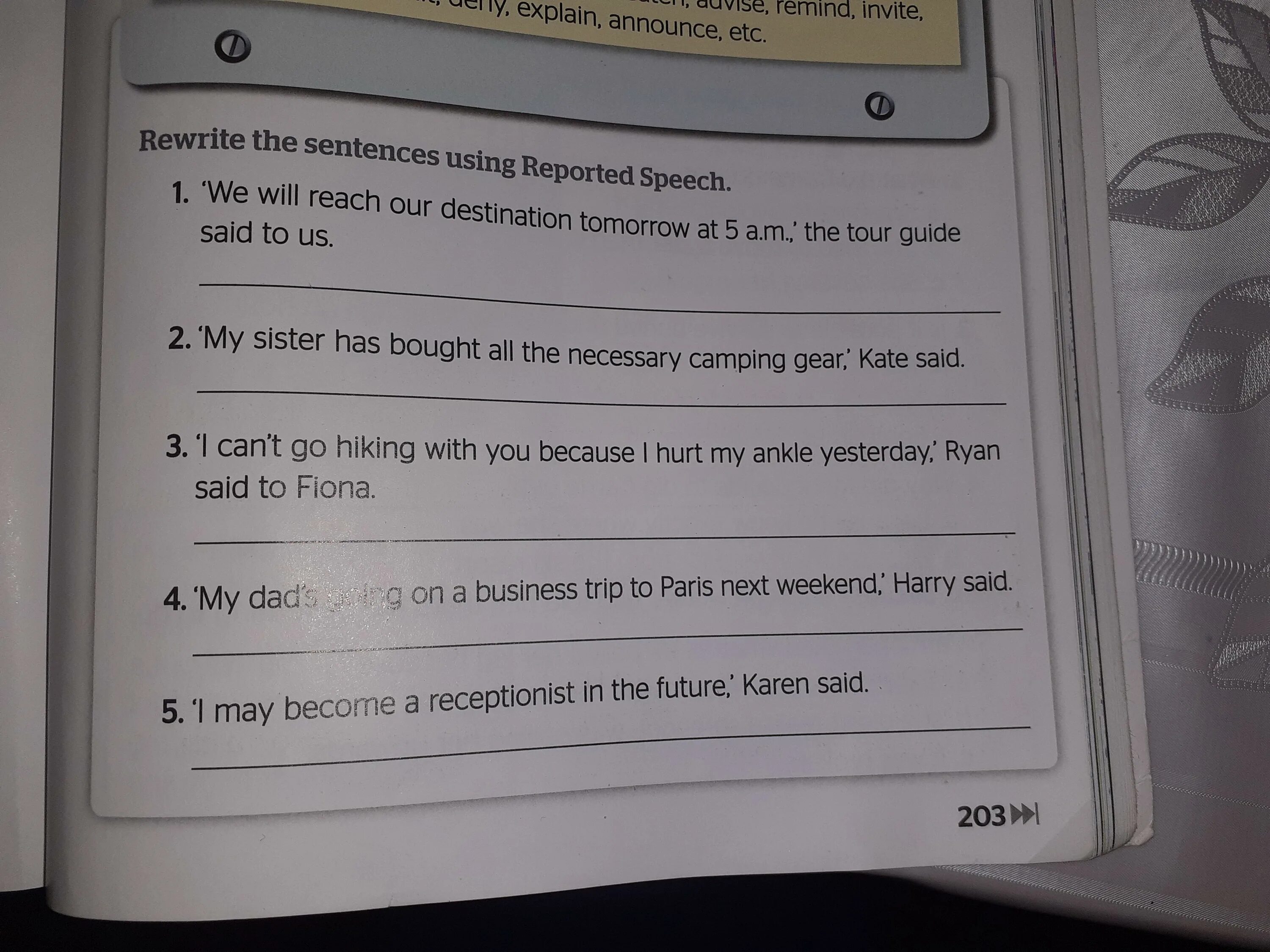 Rewrite the following statements in reported speech. Rewrite the sentences using reported Speech. Rewrite the sentences in reported Speech. B. Rewrite the sentences using reported Speech.. Составить предложения reported Speech.