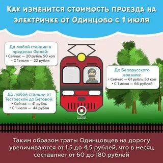 Проезд электрички москвы