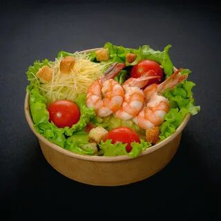 Креветки помидоры черри