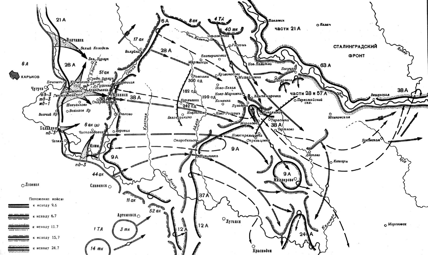 Карты операции смерч 1942. Юго-Западный фронт июль 1942. Сухиничский Выступ 1942. Карта боев за Коротояк 1942. Оборонительное сражение в районе луги