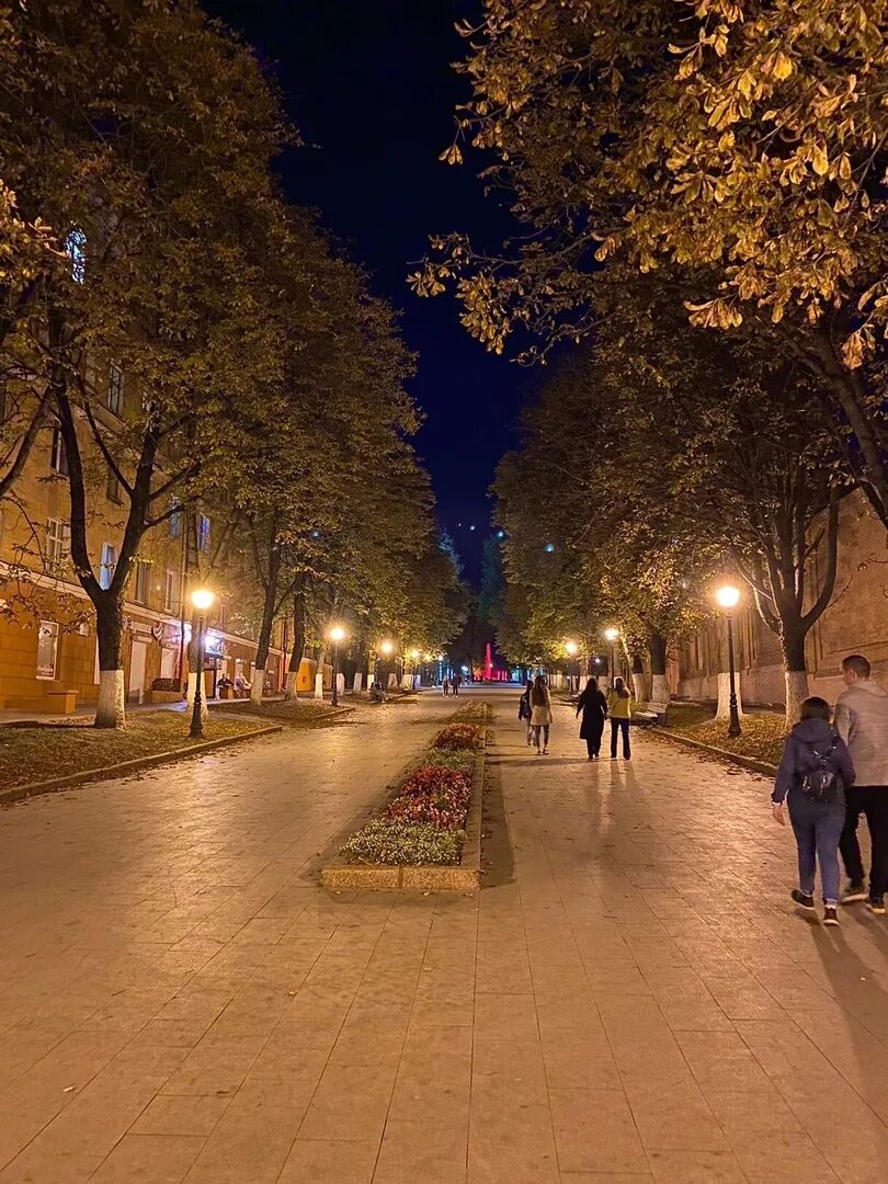 Бульвары ночью