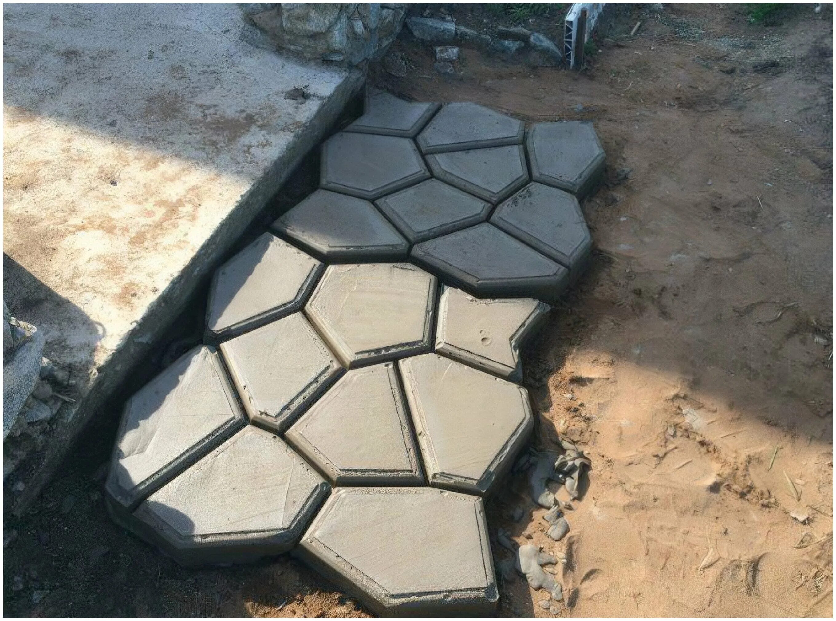 форма "садовая дорожка" 550х550х55. форма "садовая дорожка" 550х550х55 (10). 5x27x4 см. форма для заливки садовых. форма садовая дорожка 2шт ооо "трикапласт".