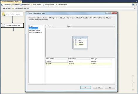 Microsoft SQL Server Integration Services: Split multi value column.