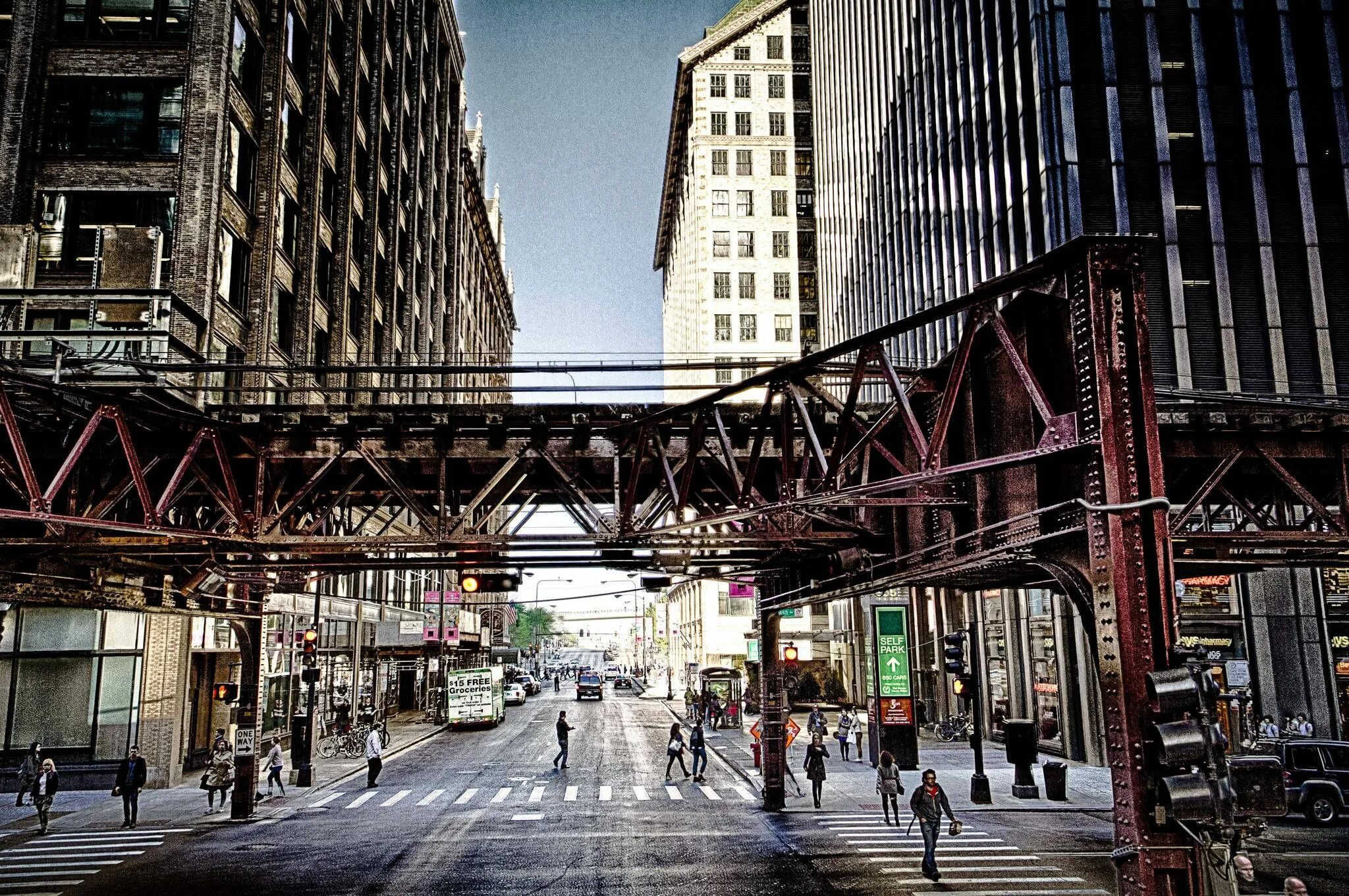 New york city streets. Нью-Йорк улицы Чикаго. Города Америки Чикаго. Американская улица Чикаго. Уокер - драйв улица Чикаго.