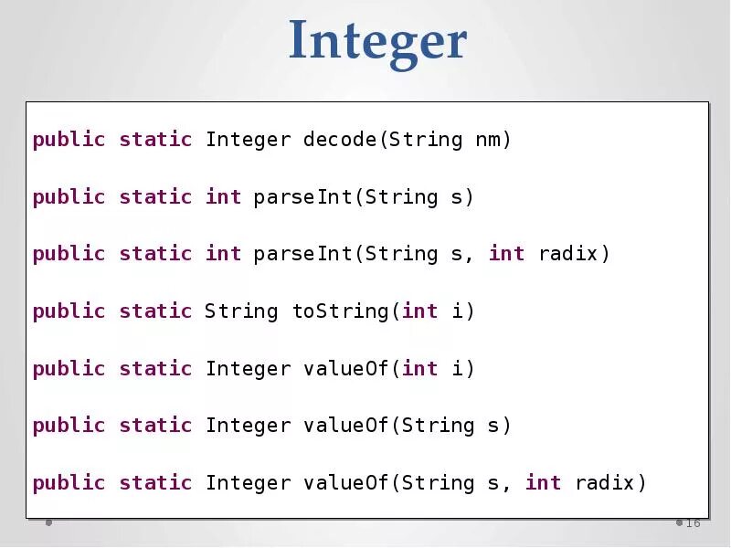 Integer. Integer границы. INT String. Типы INT String. Число инт