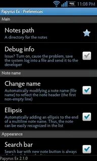 Note path