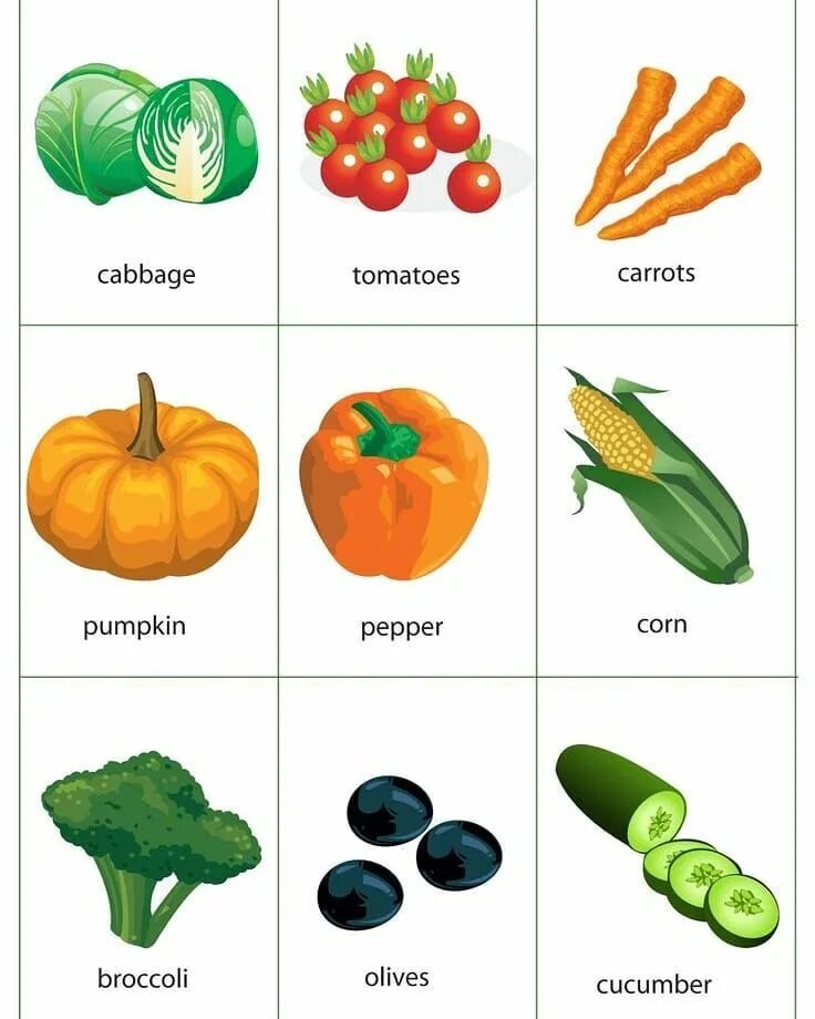 Vegetables learn