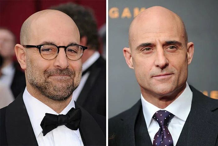 Mark Strong Related to His Look-Alike Stanley Tucci?