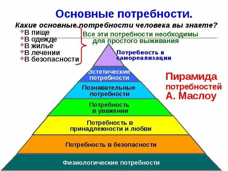 Потребности человека. Базовые потребности. Основные потребности человека. Базовые потребности человека. Удовлетворение основных жизненных потребностей