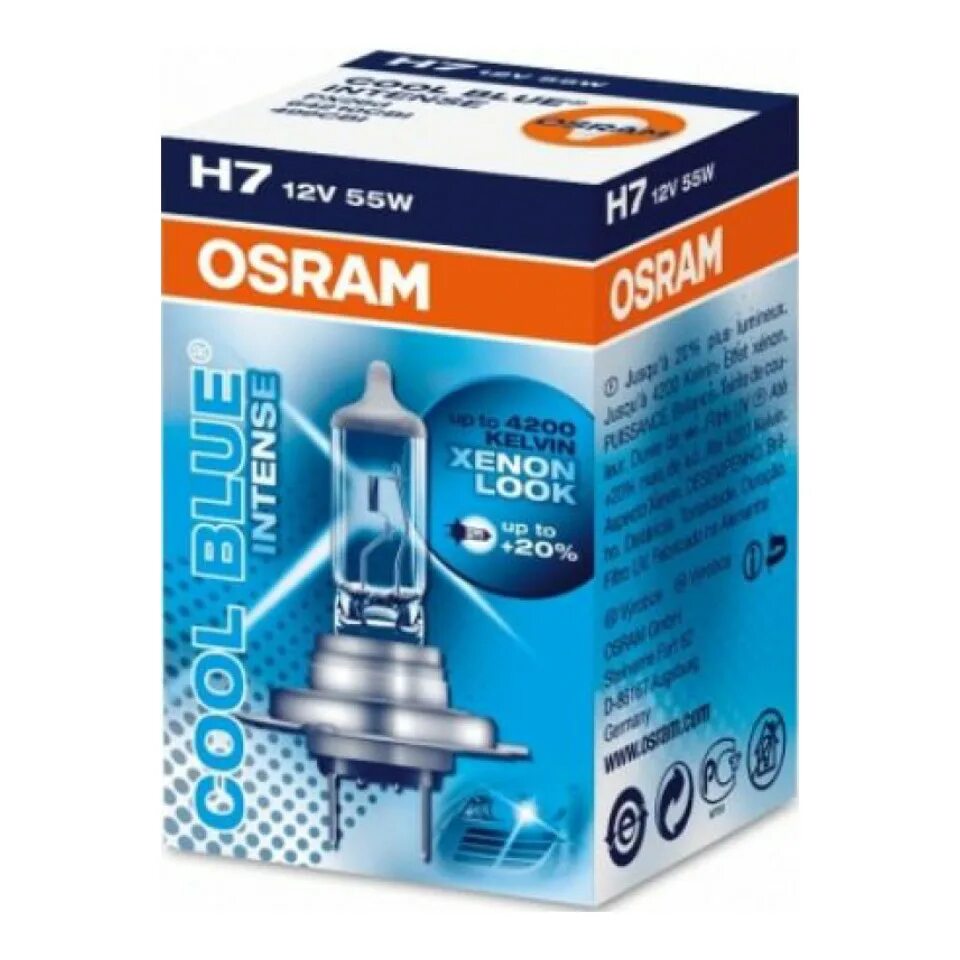 H7 Osram 4200. Автолампа h7 12v 55w (px26d) 64210 Osram. Osram : 64210cbi-01b. Осрам h7 cool Blue. H7 12v 55w цена