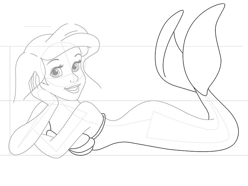 Как рисовать русалочку. Рисуем русалку поэтапно. Поэтапное рисование русалки. Рисуем русалку поэтапно. Как рисовать русалочку.