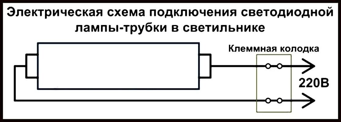 Подключение светодиодной лампы к сети 220в схема. Схема подключения светодиодной лампы вместо люминисцентной. Схема подключения диодных ламп дневного света. Светодиодные лампы вместо люминесцентных 18 Вт схема подключения. Подключить светодиодную лампу 220