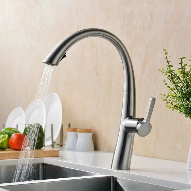 Хороший смеситель для кухни рейтинг. Kitchen Faucet смеситель для кухни. Concetto 32663001. Гранфест кран для кухни с выдвижным изливом. Смеситель Ледеме для кухни.