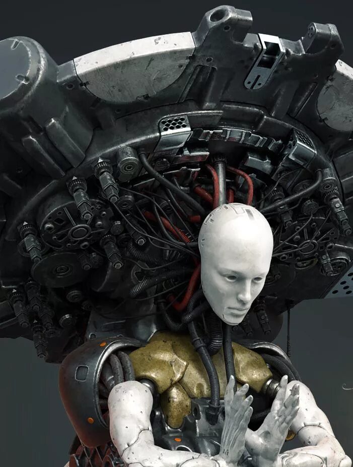 Future android. Робот киберпанк. Робот человек. Биомеханический робот. Мозг робота.