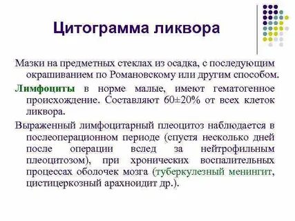 Цитограмма мазка