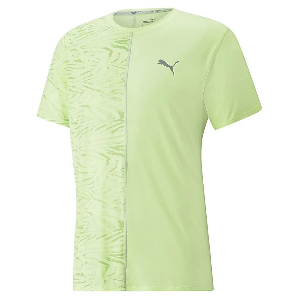 Футболка graphic. Puma Run graphic shorts Sleeve Fizzy Light. Puma Run graphic футболка. Лаймовая футболка Puma для бега. Футболка Puma женская цвет Archive Green.