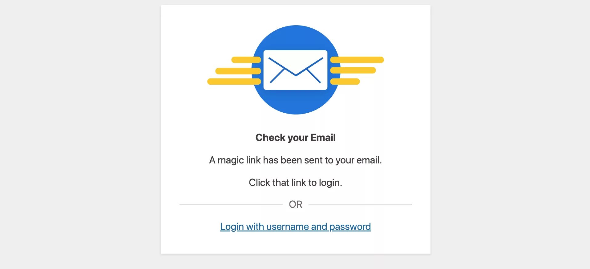 Link e mail. Magic link. magic link login. interlink mail. email designs - magic link.