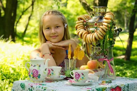 Самовар на природе