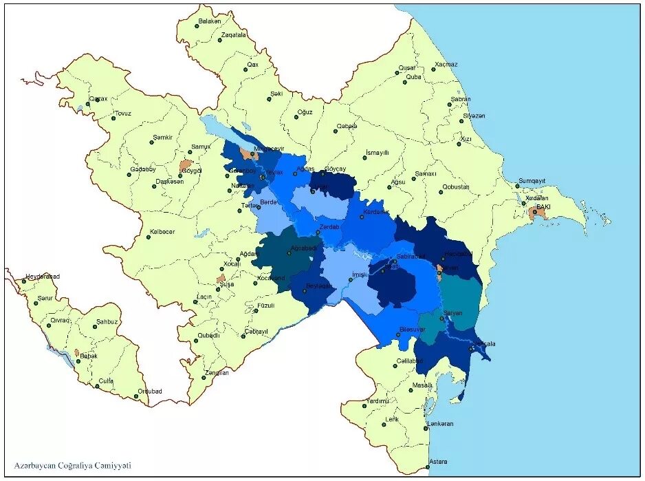 Азербайджан карта на русском подробная. Карта Азербайджана с районами. Экономические районы Азербайджана карта. Административное деление Азербайджана. Азербайджан карта административного деления.