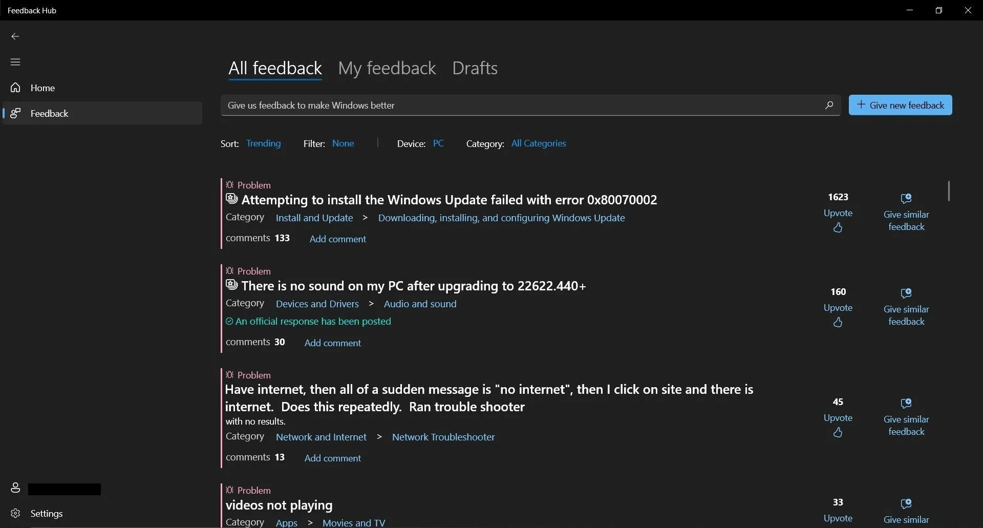 Feedback hub что это. Feedback hub что это