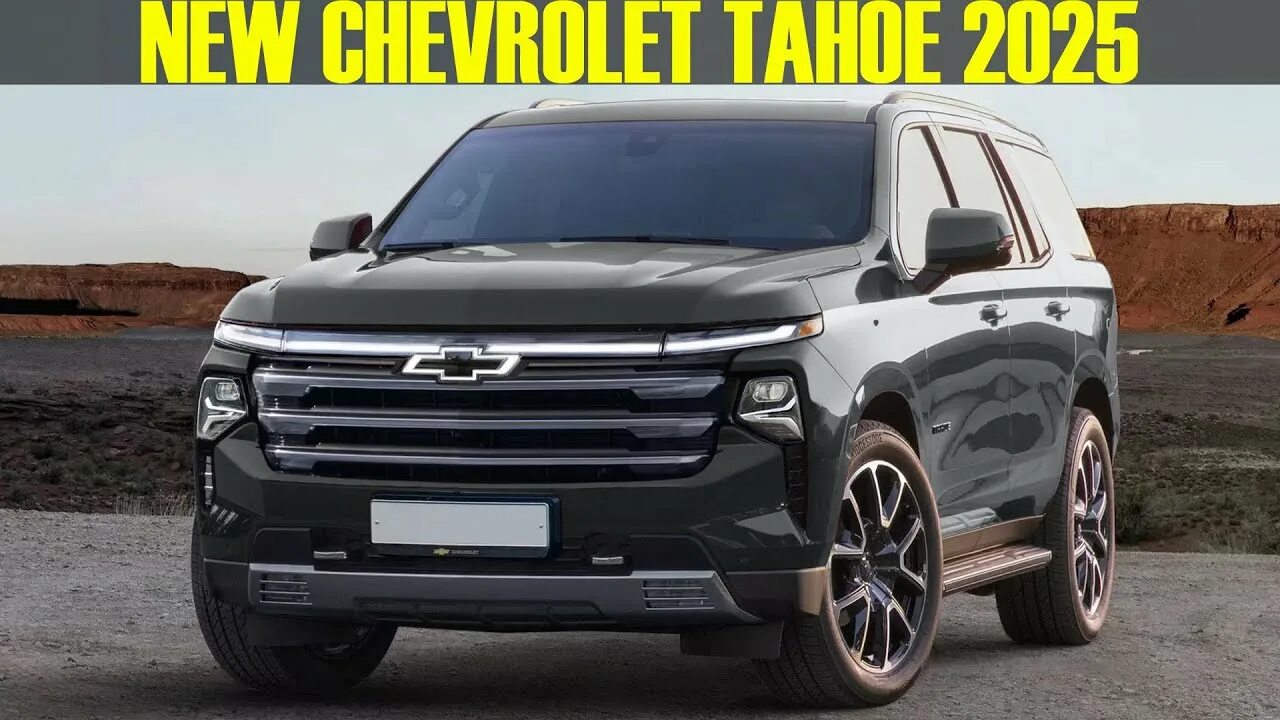 Новый шевроле тахо 2025 года фото