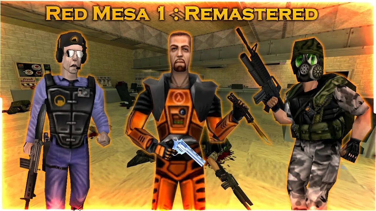 Red mesa. Халф лайф 1 ремастер. half life 1 remastered. half-life 1 horror mod (they hunger.