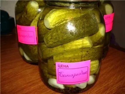 Маринование огурцов 1 литр
