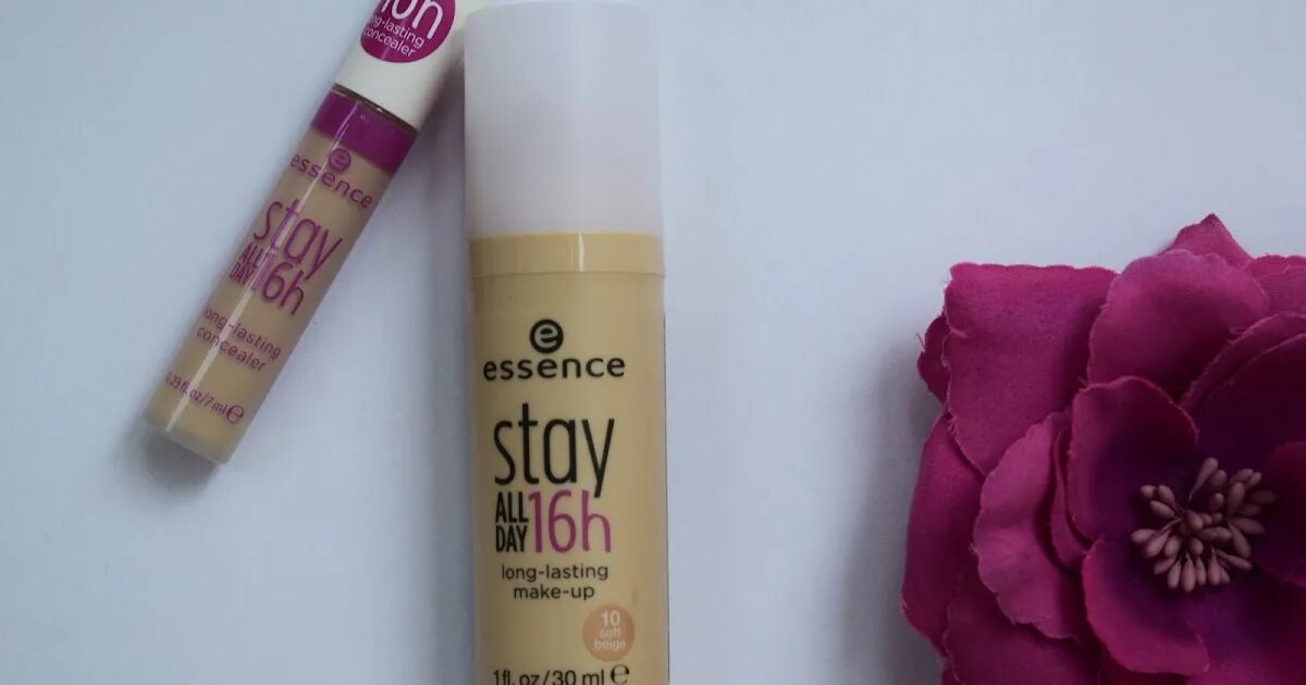 Essence (Эссенс) stay all Day тональный. Essence stay all Day Foundation. Консилер Essence stay all Day 16h. Тональная основа Essence stay all Day 16h long-lasting Foundation цвета n т.05 30 мл.