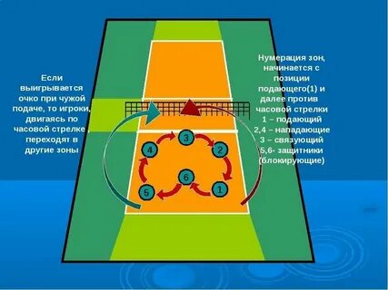 Расстановка игроков по зонам