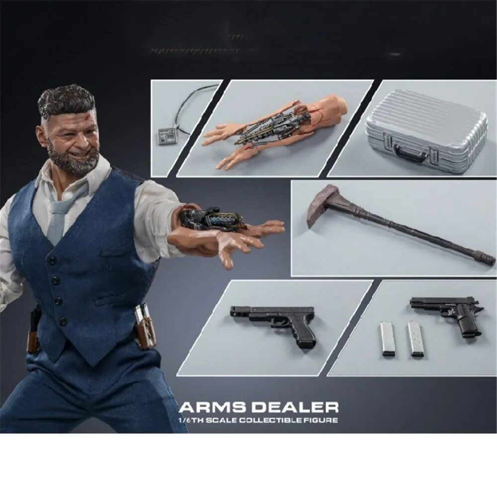 Art Figure ai-006 1/6 Scale Arms Dealer. Чëрная пантера Улисс Кло фигурки игрушки. Arms Dealer. Arms deal