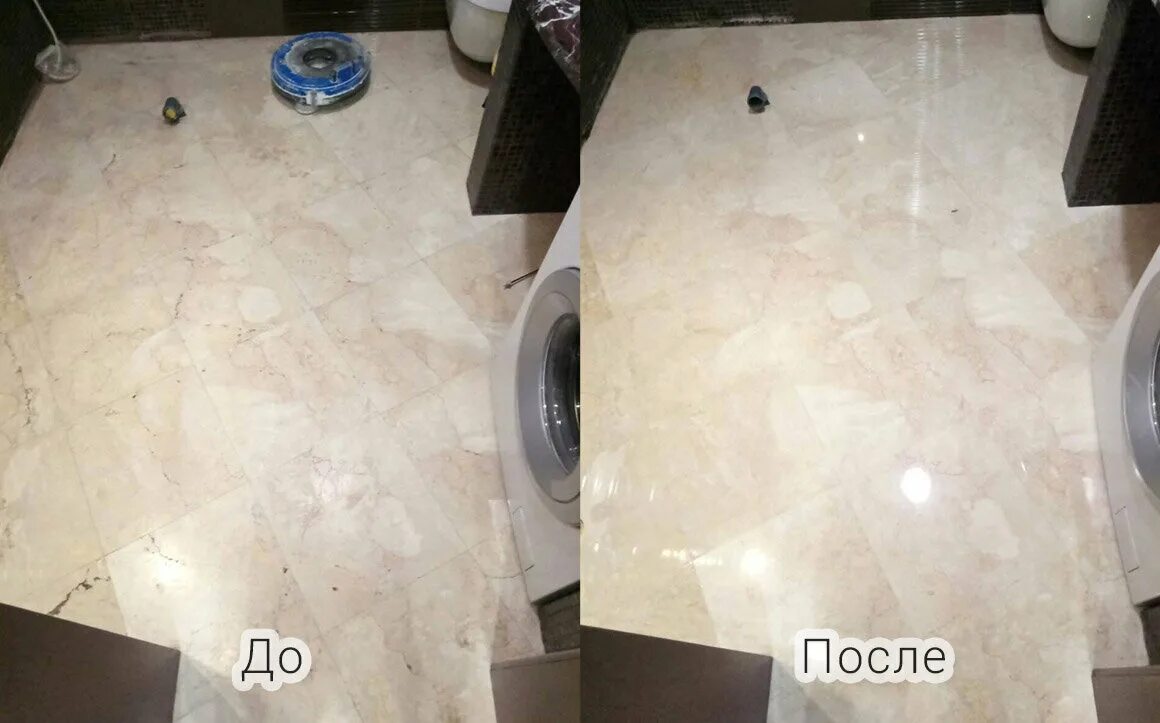 полировка пола из мрамора. восстановление мрамора. шлифовка мрамора. полированный мраморный пол до и после полировки. мраморной выравнивание.
