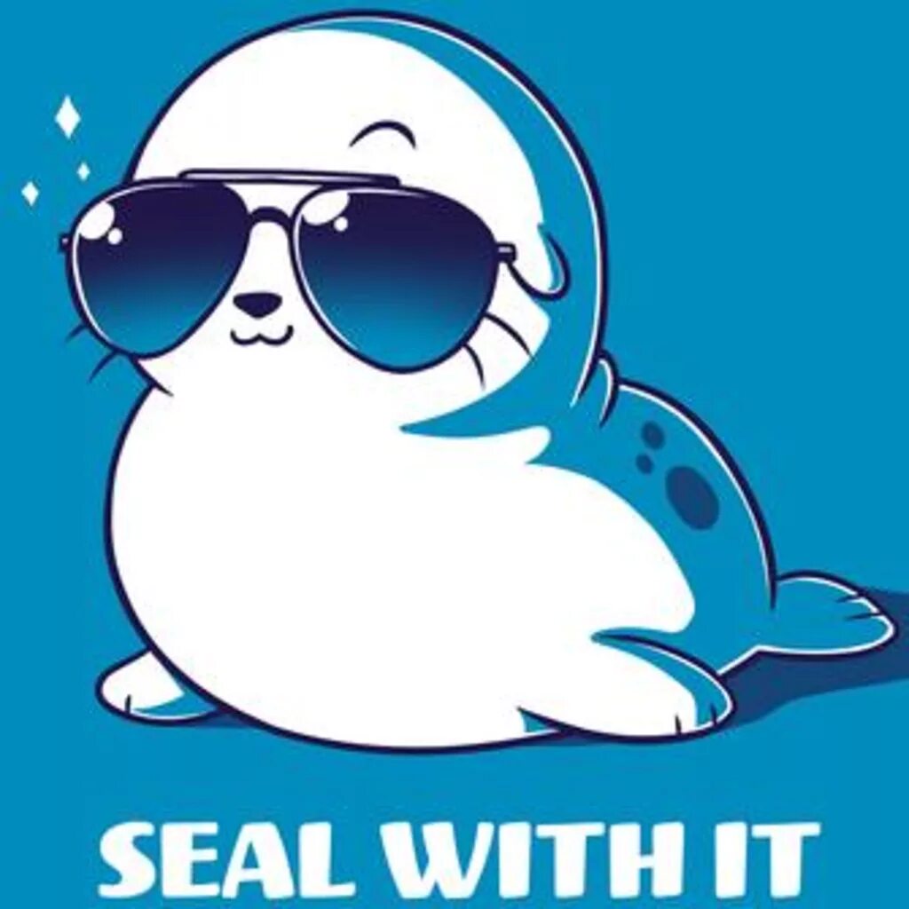 The little seal is laughing at us. Seal with it. Тюлень арт. Милый тюлень арт. Тюлень арты.