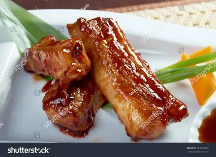 Ребрышки с горохом