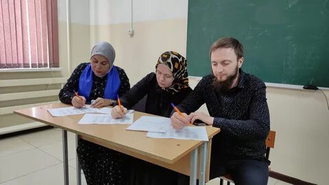 Чеченские школьники