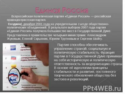 Как проходят выборы политических партий