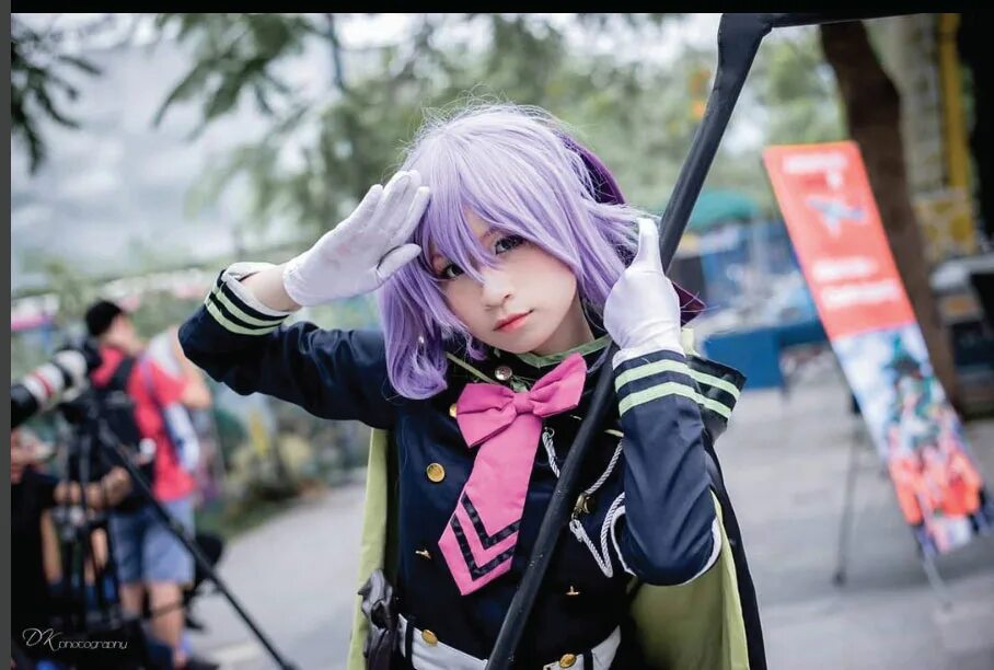 Shinoa Hiiragi. Шиноа косплей.