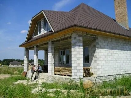 Терраса из пеноблоков